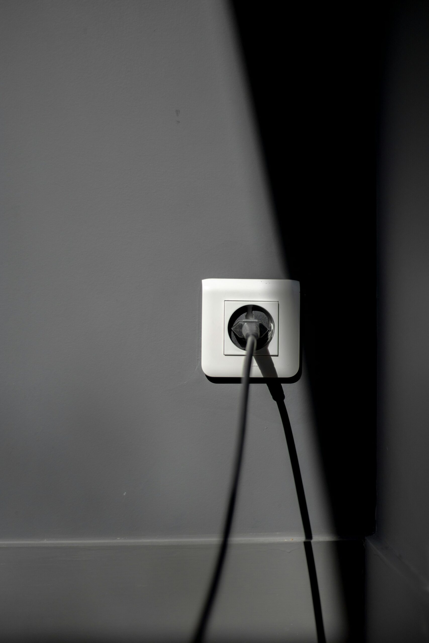 Stecker in Steckdose