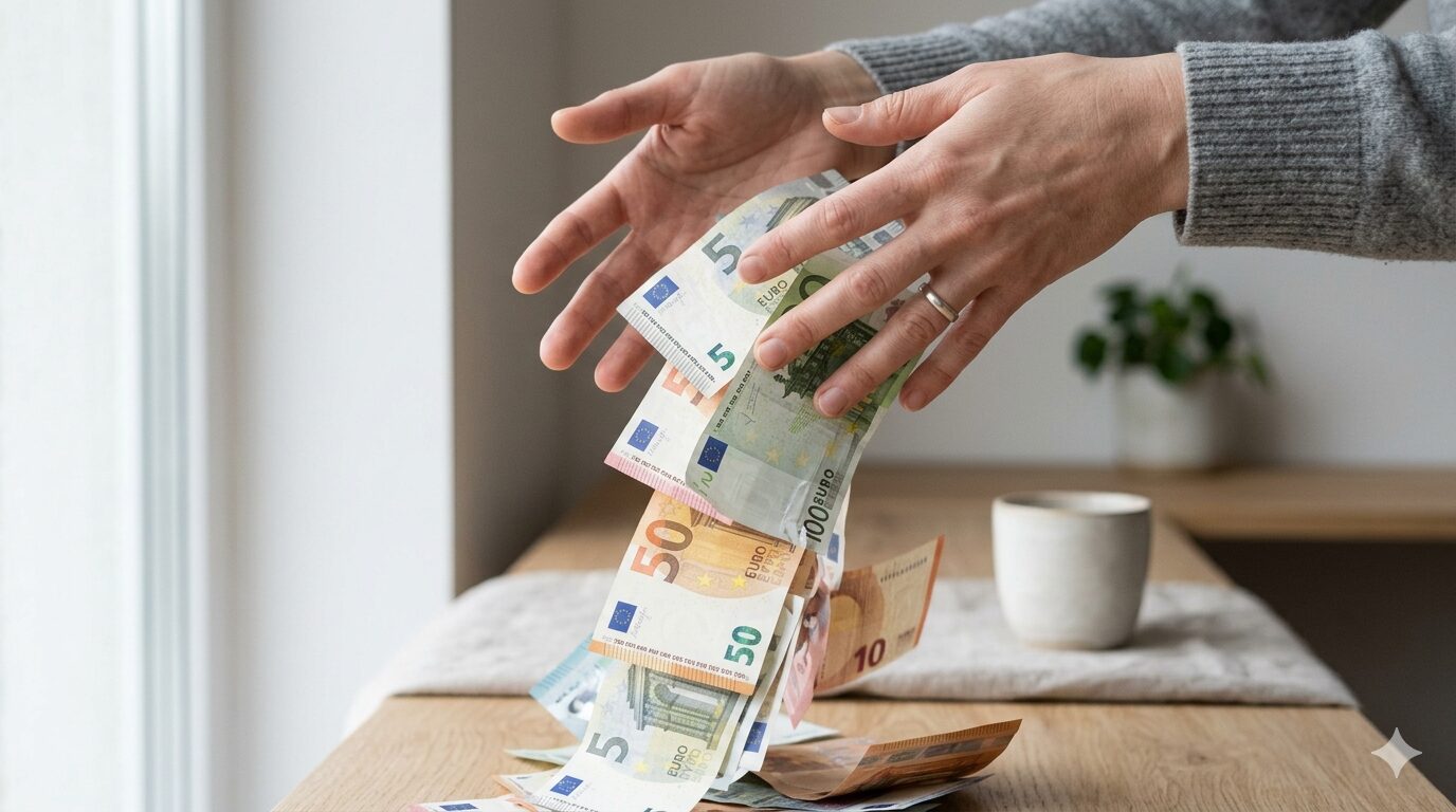 Geldscheine die durch die Finger rinnen – versteckte Geldfresser im Haushalt erkennen